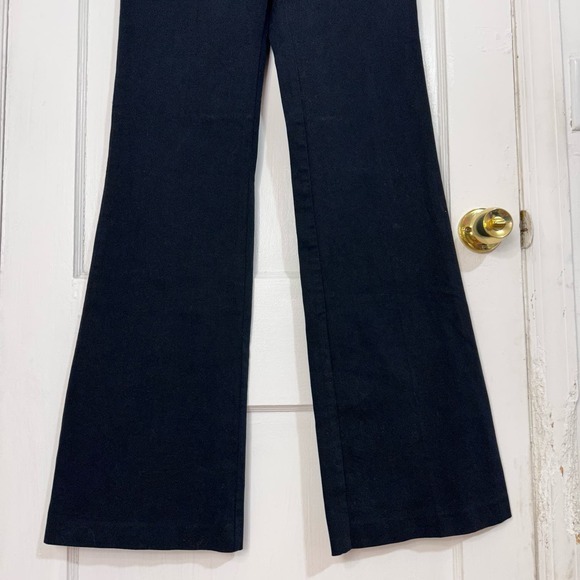 See by Chloé Paris Wide Leg Pants Size‎ 6 Navy Blue Black - Picture 6 of 16